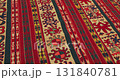 Samarkand carpet is handmade, made according to ancient classical technologies. It is covered with national patterns and ornaments. 131840781