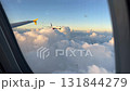 View from airplane window 131844279