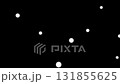 ふわふわと降る雪　縦長黒背景　301f～600f部分でループ 131855625