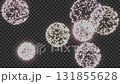 ハートの打ち上げ花火　縦長透過背景 131855628