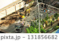 Time lapse, residential construction work, construction company, foundation work, scaffolding work, safety first 131856682