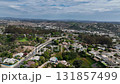 Aerial view of houses in Oceanside town in San Diego, California. USA 131857499