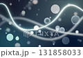 流動的光和形狀的抽象循環背景視頻 131858033