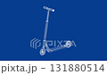3D wire-frame model of kick scooter 131880514