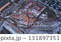 Construction site with cranes and new buildings 131897351