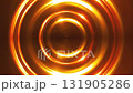 Gold fractal Lights. Computer generated 3d render 131905286