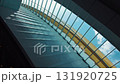 modern glass roof with sleek architectural design and bright transparency, contemporary transparent ceiling featuring innovative urban elegance and natural light flow 4k 131920725