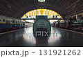vintage trains at Hua Lamphong station in Bangkok, historic rail heritage, classic locomotives exhibition in grand Thai railway hall, nostalgic travel era 4k 131921262
