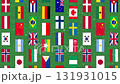 手繪國旗圖案背景（智慧型手機垂直材料） 131931015