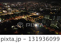 廣島城和廣島市中心的夜景 廣島城和廣島市中心的夜景 131936099