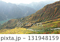 観光名所立山黒部アルペンルートの秋の山の紅葉の風景 131948159