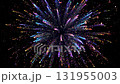 花火風パーティクルが広がる抽象背景 131955003