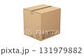 Cardboard box rotation - 3D animation seamlessly loopable isolated on white background 131979882