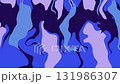 Abstract blue and purple liquid shapes, modern art background design. 131986307