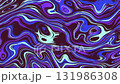 Abstract blue purple marble pattern with swirls, modern art background design. 131986308