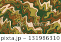 Abstract green and brown marble pattern, modern artistic camouflage background. 131986310
