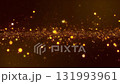 Golden light particles flowing background / 金色の光の粒 131993961