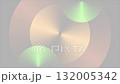 Matt orange and green metallic glossy circles abstract minimal motion background 132005342