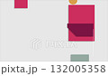 Flat minimal geometric abstract motion design with colorful elements 132005358