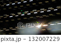 Sun light is shining through the window blinds - sun lens flare, close up 132007229