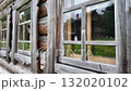 An old log house in a Russian village. Slowmotion 132020102
