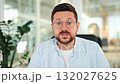 Confident Male Speaker Explaining Business Concepts on Video 132027625