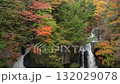 日光龍頭瀑布、初秋的紅葉 132029078