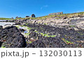 Remains of historic monk settlement in Inishkeel Island by Portnoo in County Donegal, Ireland 132030113