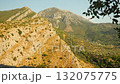 Experience the breathtaking landscape of Stari Bar in Montenegro during a sunny summer day. The majestic mountains create a beautiful backdrop against the vibrant greenery of the region 132075775