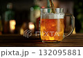 Super Slow Motion Shot of Pouring Fresh Beer Into Glass at Bar With Camera Motion at 1000fps. 132095881