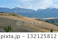 Panorama of the North Chuisky ridge in the Altay Mountains, Russia 132125812