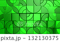 Geometric Shapes Form a Wave 132130375