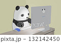 熊貓在電腦上工作 1 132142450