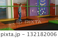 Child Playing in Indoor Playground with Colorful Soft Blocks 132182006