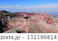 Aerial view of gorely volcano crater in kamchatka. Media 132190814