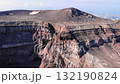 Gorely volcano crater rim aerial view in kamchatka. Media 132190824