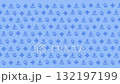 Cute winter seamless pattern featuring snowflakes, snowmen, and gloves in blue outline style on soft blue background. 4K video 132197199