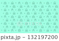 Cozy winter seamless pattern featuring line art of sweaters and hats on a soft green background, perfect for seasonal designs. 4K video 132197200