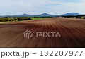 Aerial agricultural picture from a Hungarian landscape Aerial agricultural picture from a Hungarian landscape 132207977