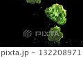Broccoli rises and falls. Filmed on a high-speed camera at 1000 fps. High quality FullHD footage 132208971