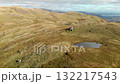 Aerial view of Stickle Tarn lake, located in the Lake District, Cumbria, UK. 132217543