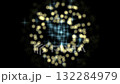 Sparkling stars and circles bursting particle video 132284979