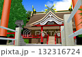 "Shrine with a View of the Sea" for animation (The camera goes down the stairs from the shrine while capturing the main character in front) 132316724