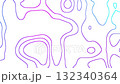 Abstract Gradient Topographic Lines Loop Animation 132340364