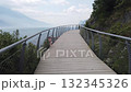 Cycling and walking path along Lake Garda from Limone to Riva del Garda 132345326