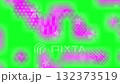 Japanese pattern transition. Changes from blurry blocks to a green screen. (Green screen) 132373519