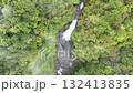 秋保瀑布與翠綠山谷（無人機空拍） 132413835