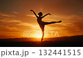 Dancer Silhouette Sunset Dance 3 132441515