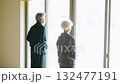 Senior couple relaxing by the window 132477191
