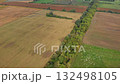 Aerial agricultural picture from a Hungarian landscape Aerial agricultural picture from a Hungarian landscape 132498105
